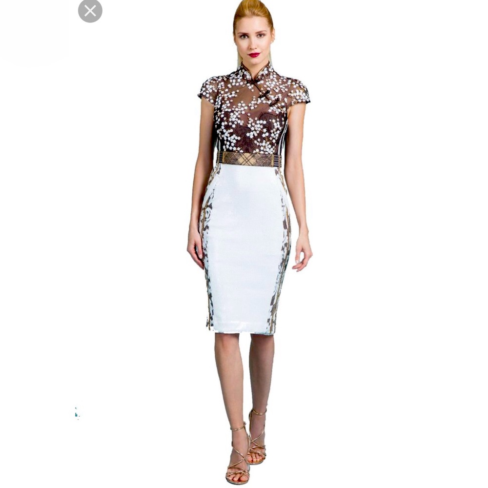 Byron Lars Sequin Shift Dress